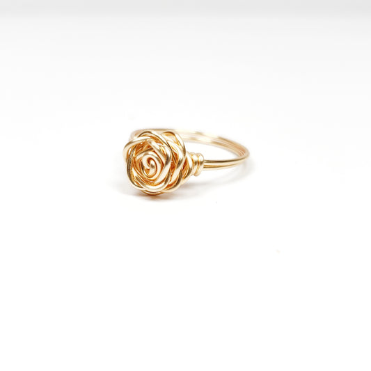 Rose Ring 玫瑰指環- Gold 金